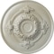 Ekena Millwork Monique Ceiling Medallion (Fits Canopies up to 3 3/4"), Hand-Painted Flash Blue, 13 3/4"OD x 1"P CM13MOFBS - alternate 1